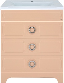 Misty Тумба под раковину Лейла 60 3 ящика песочная – фотография-1